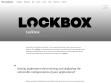 Lockbox | Piotr Gankiewicz