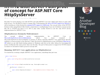 dotnetomaniak.pl - [EN] HTTP\/2 with Server Push proof of concept for ASP.NET Core HttpSysServer