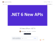20 New APIs in .NET 6