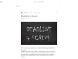 Deadline w Scrum